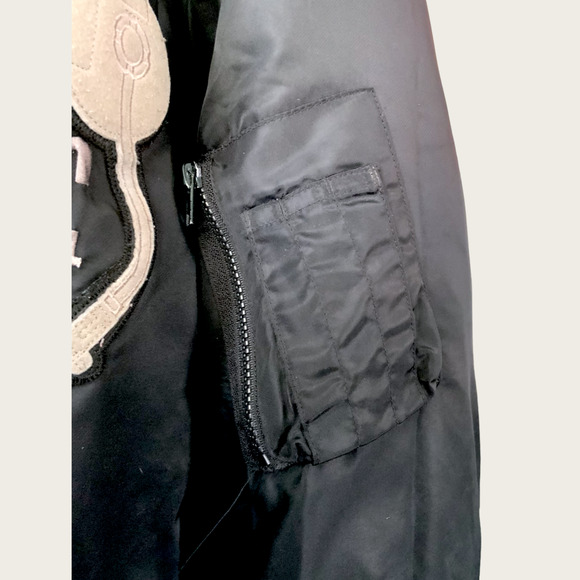 Def Jam University Hooded 3XL Mens Puffer Bomber Jacket Y2K 1984 - Picture 7 of 14